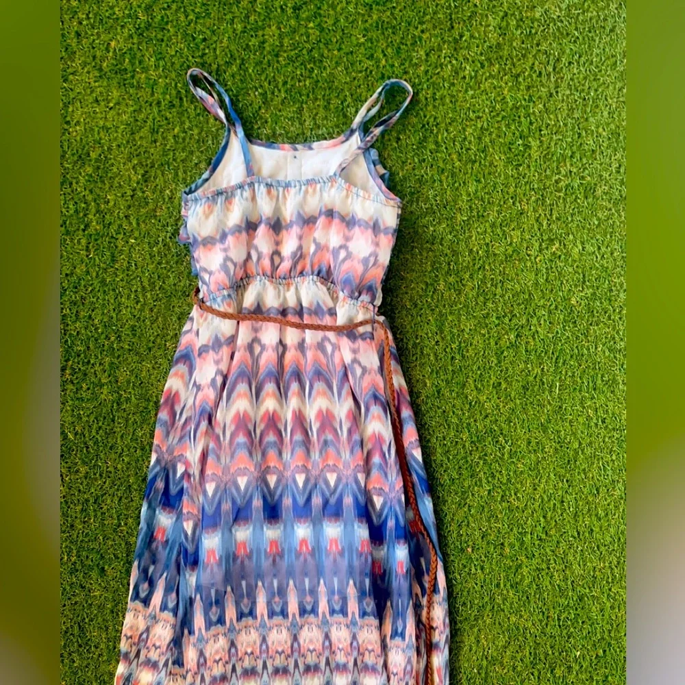 girls summer dress with belt - Picture 2 of 3